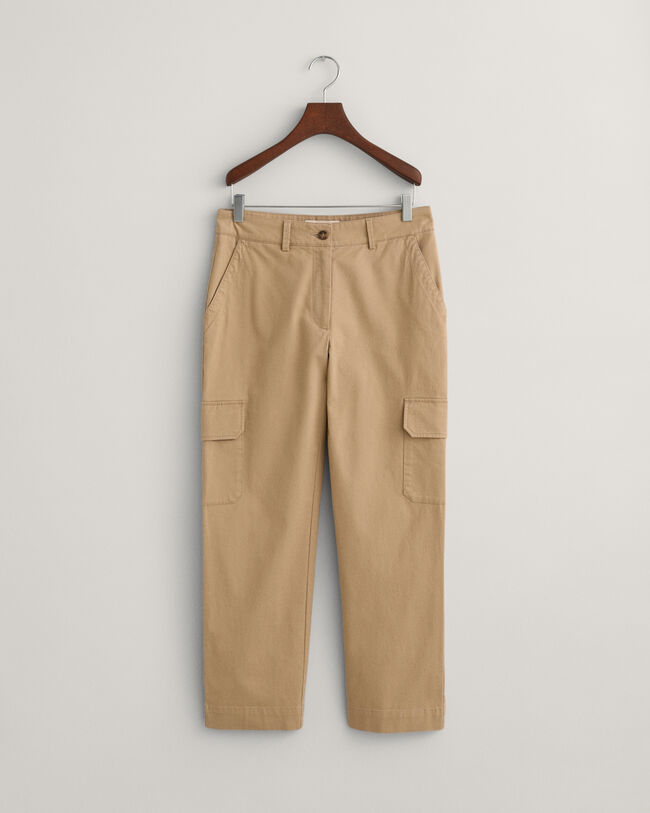 Slim fit chinos i cargostil
