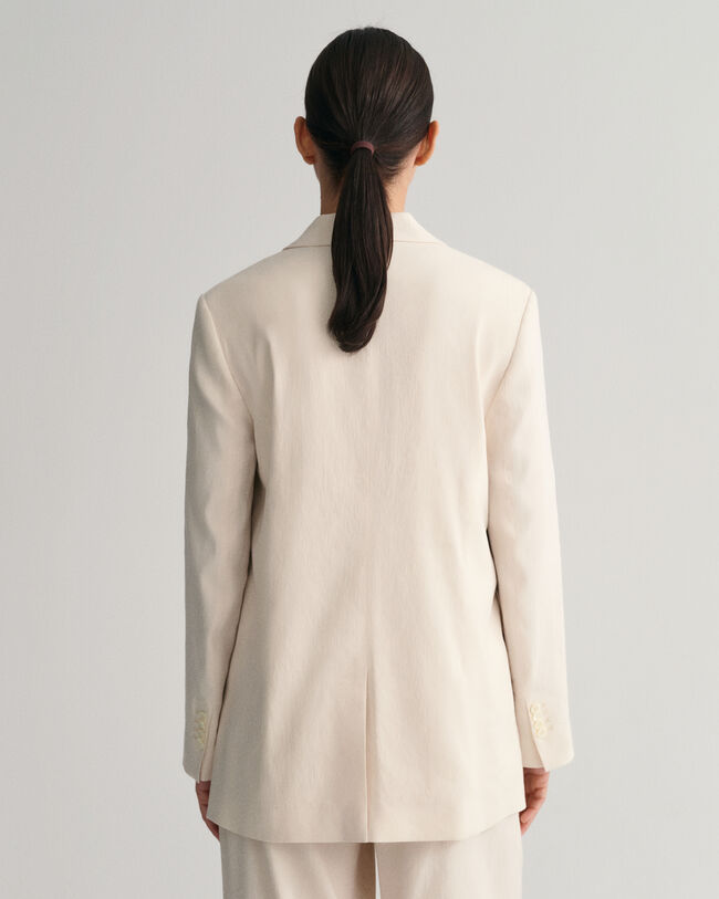 Regular Fit Stretchig linneblazer