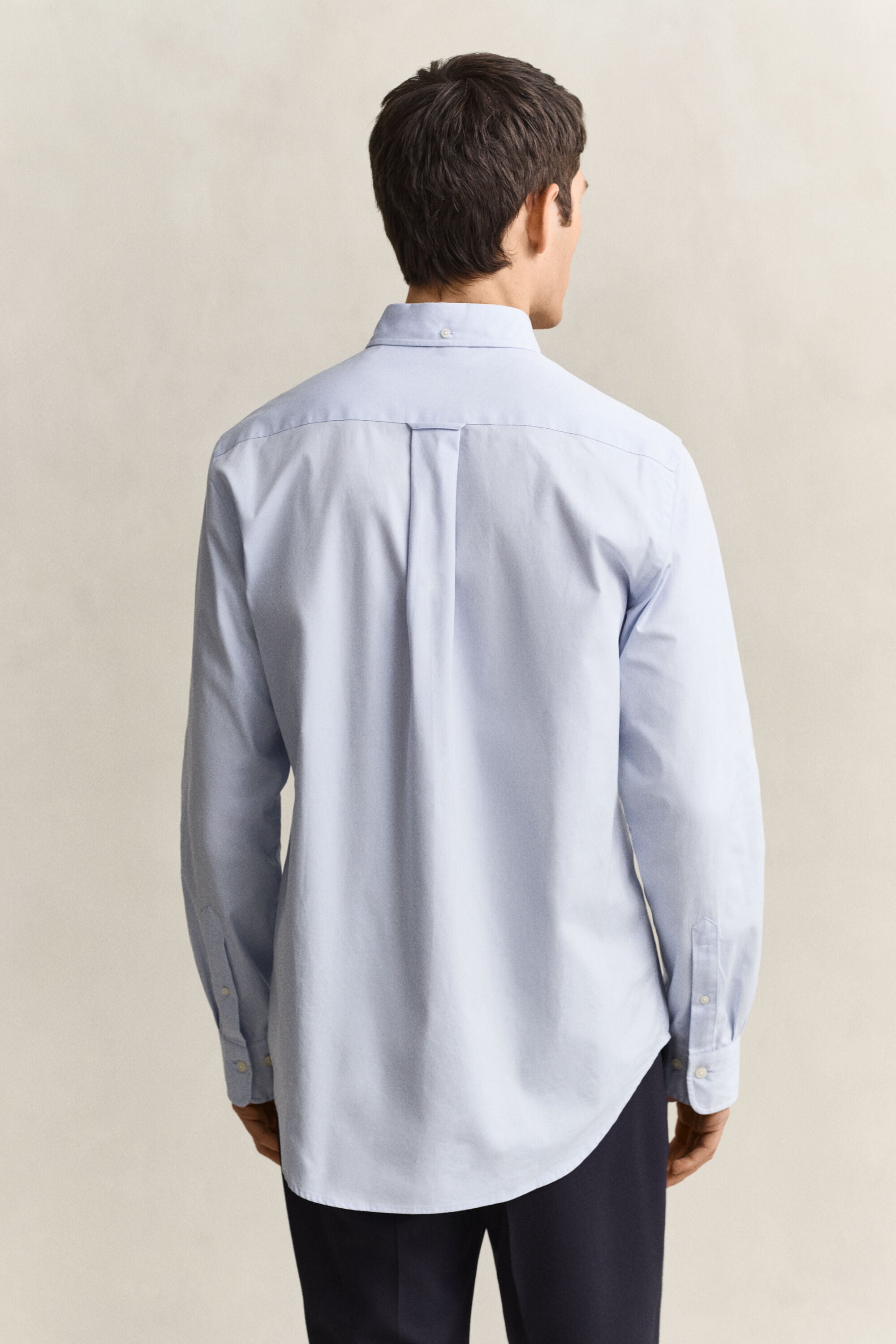Regular fit pinpointvävd oxfordskjorta
