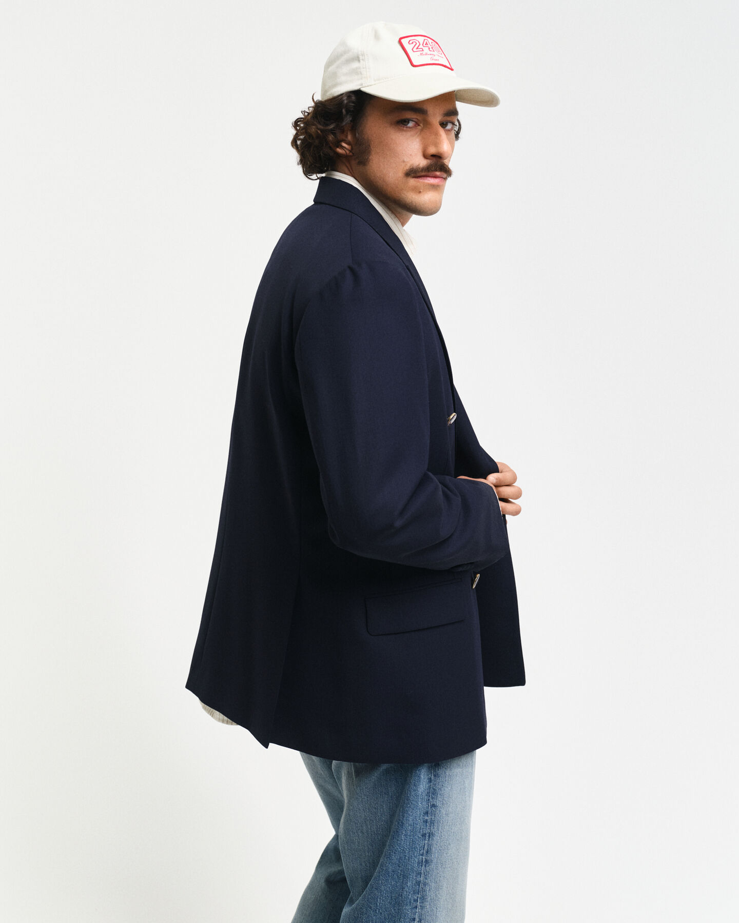 Relaxed fit klubblazer