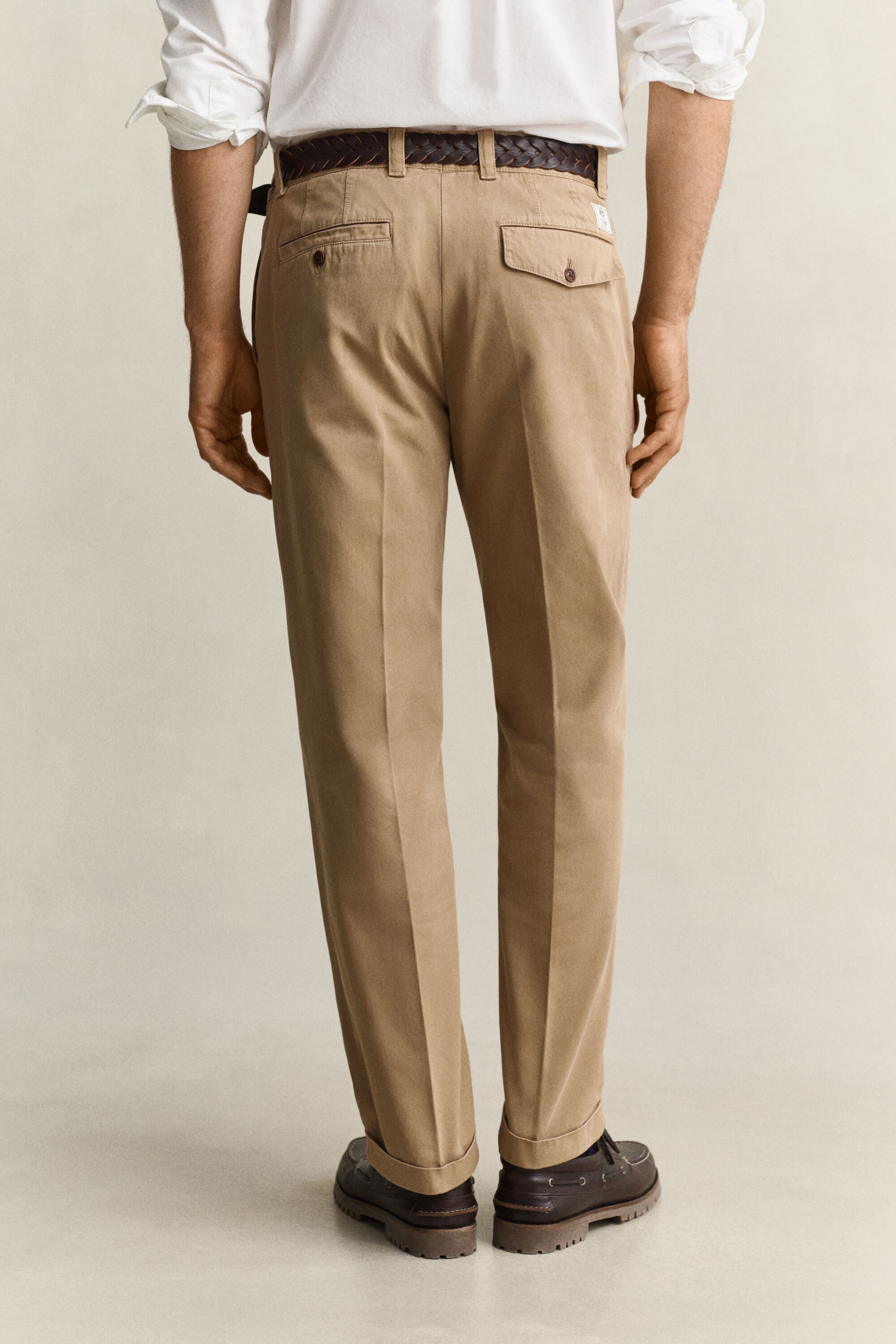 Gant x Yale chinos i bomullstwill