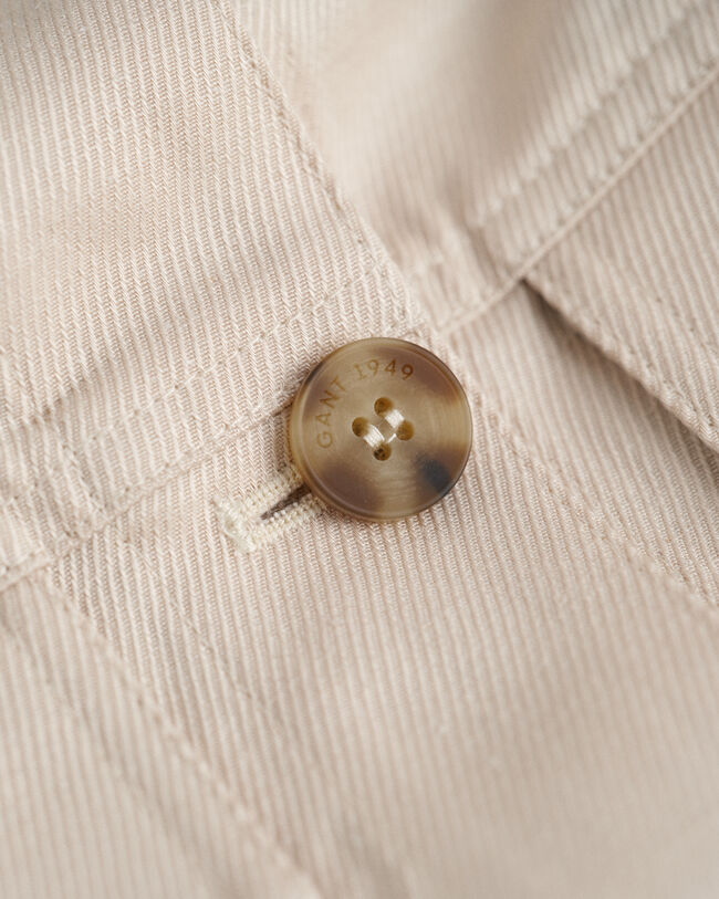 Kort jacka i linneblandning