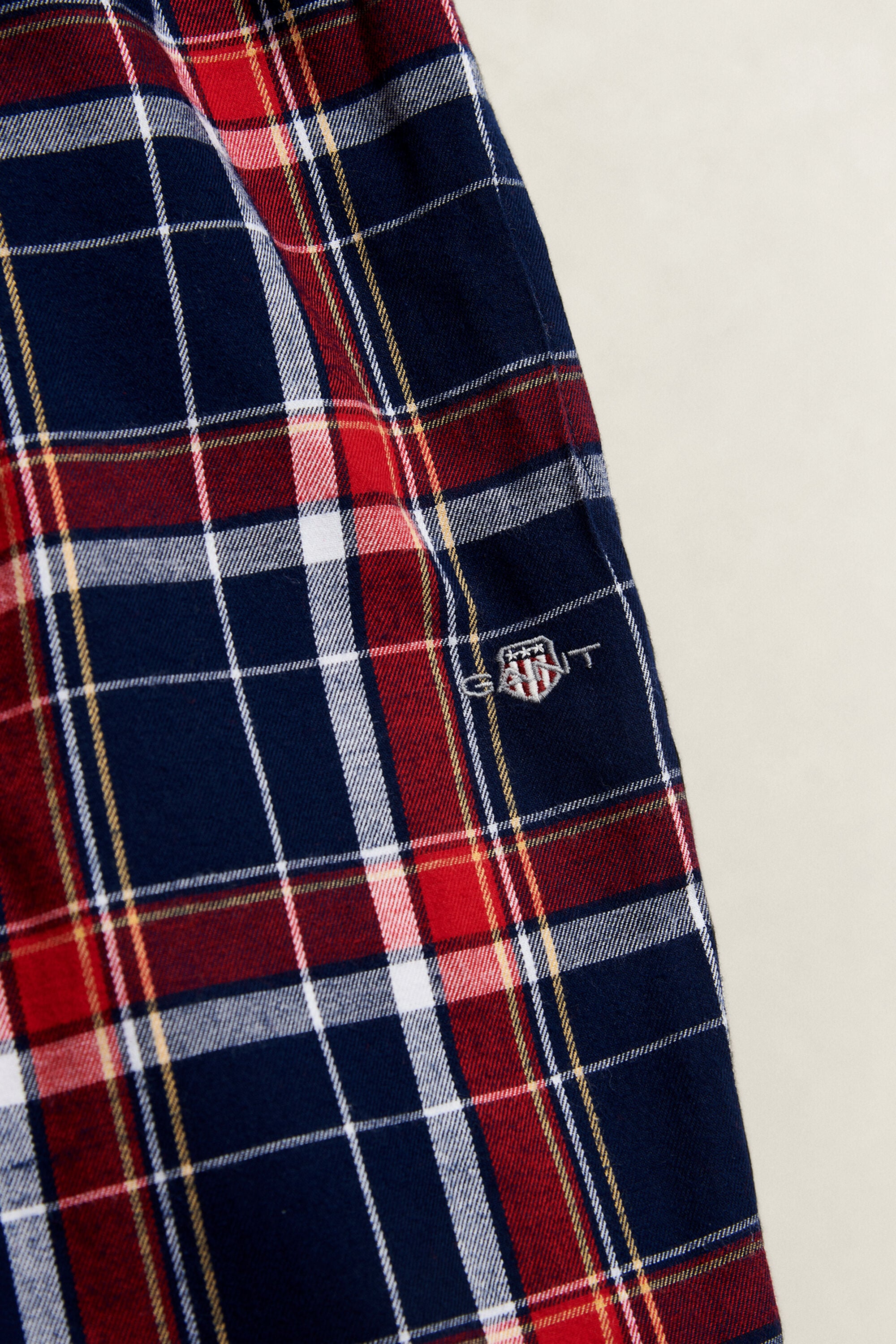 Teens skotskrutigt pyjamasset i flanell