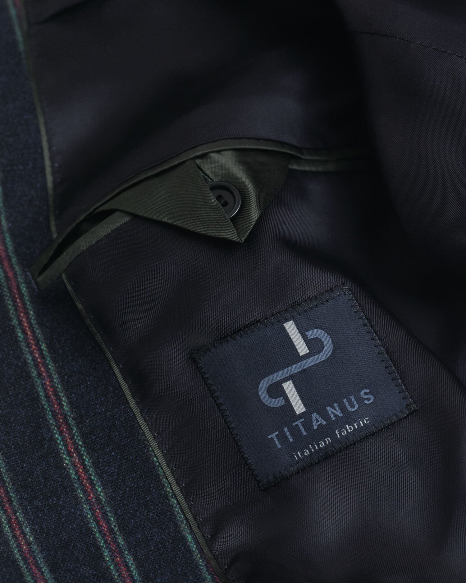 Randig club-blazer i flanell