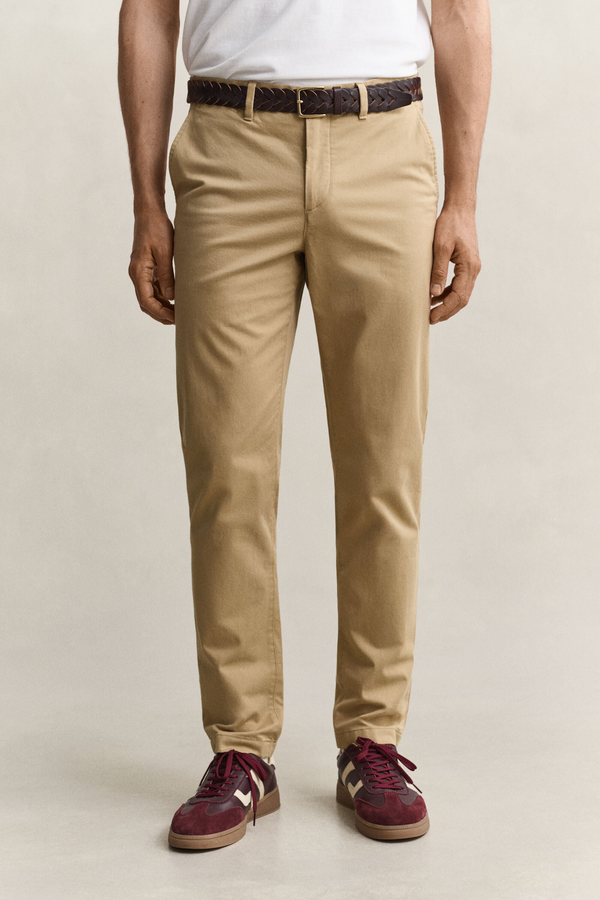 Klassiska chinos med slim fit