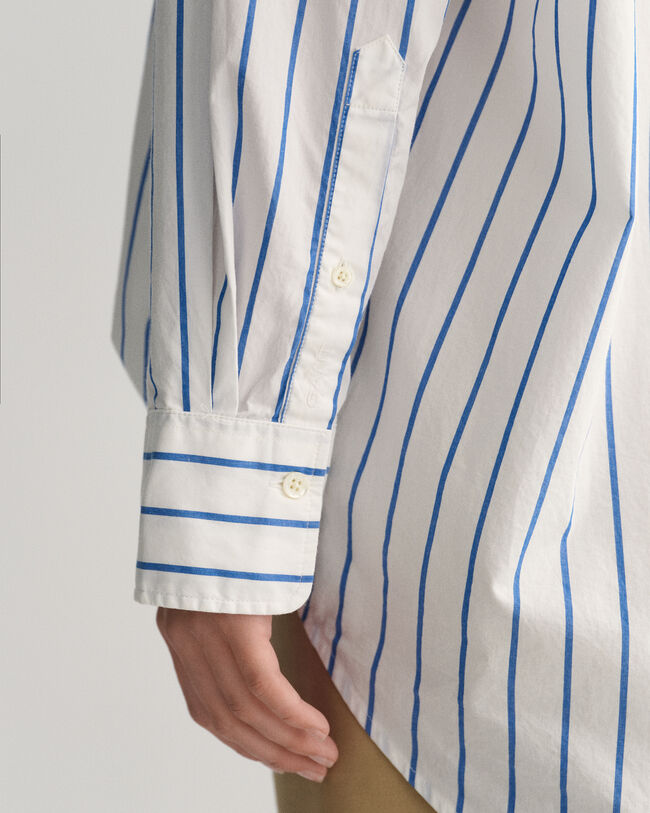 Oversized randig skjorta