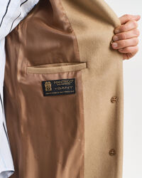 Klassisk skräddarsydd kappa i ullblandning