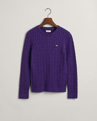 Teen Girls Shield kabelstickad bomullstr&ouml;ja