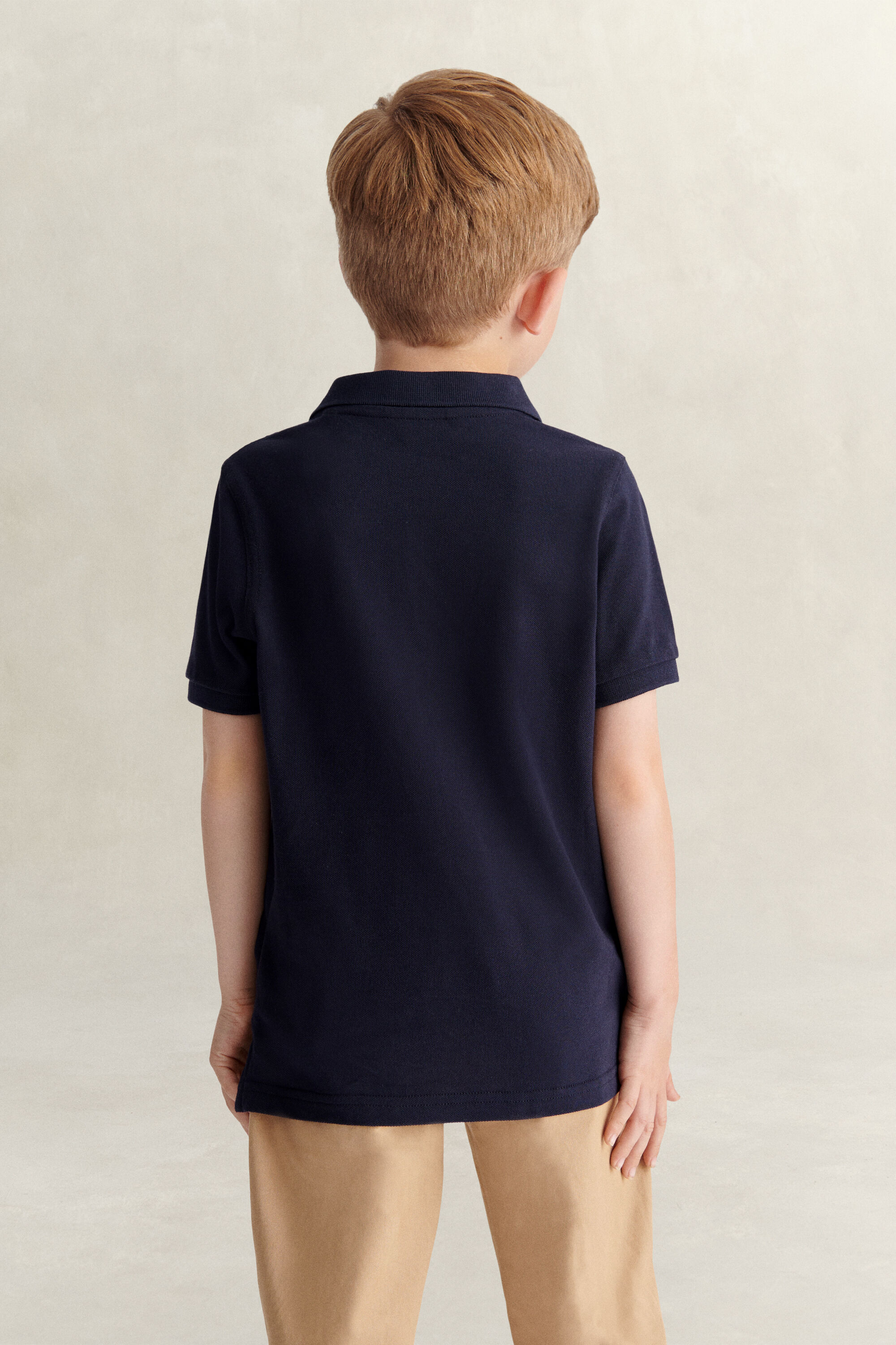 Kids pikétröja med sköld