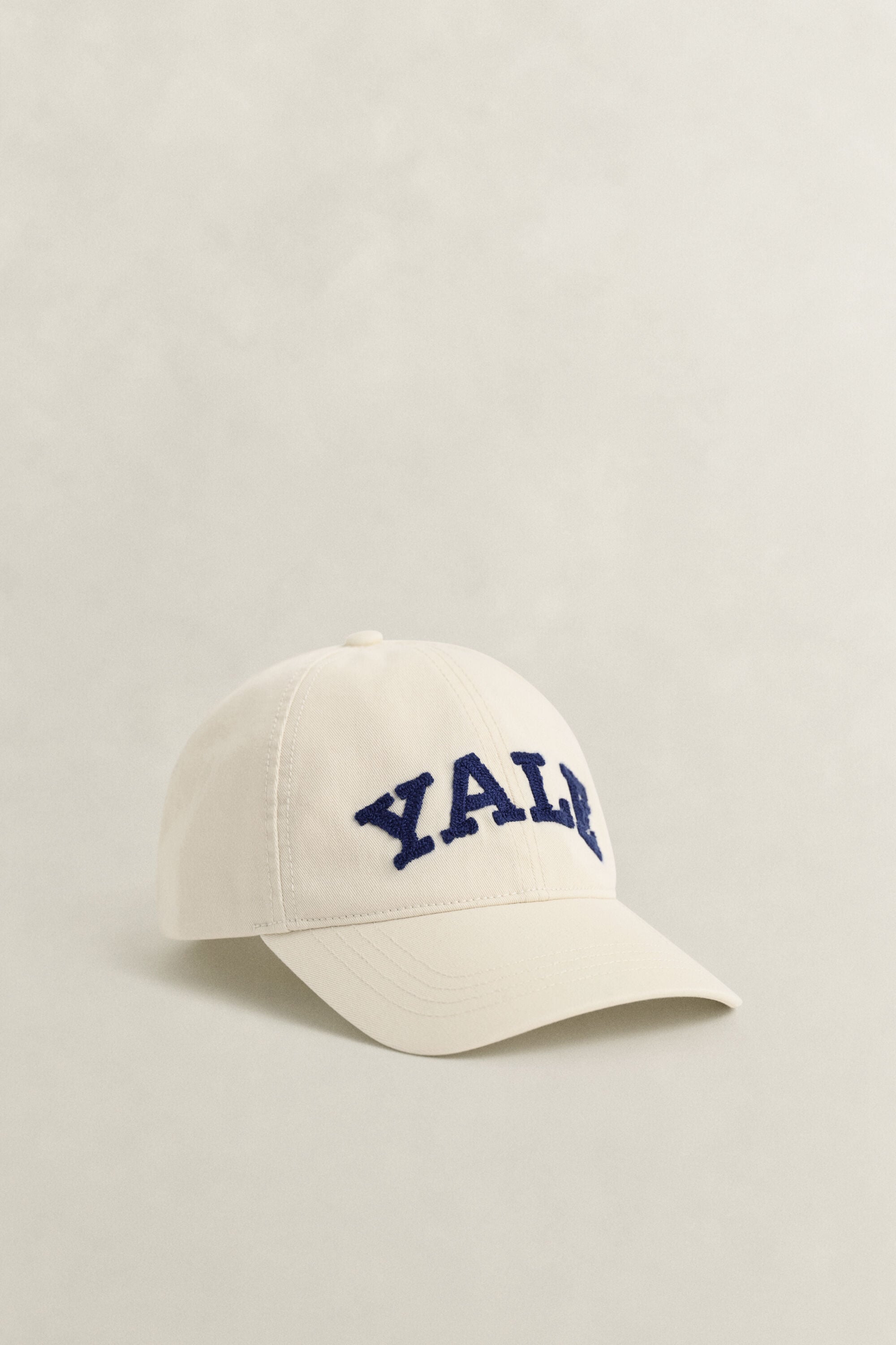 Gant x Yale keps i tvättad bomullstwill