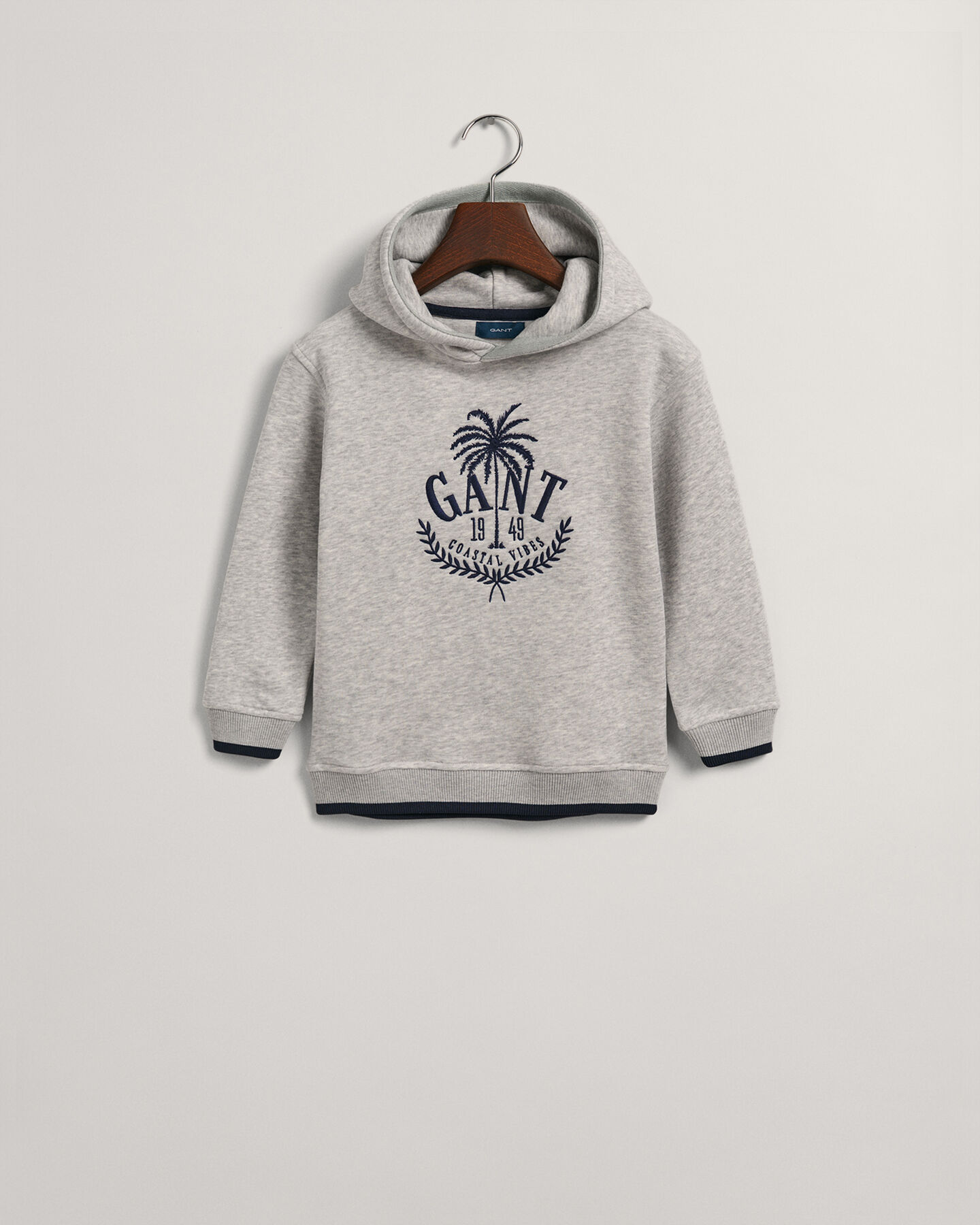 Boys GANT hoodie med broderad palm
