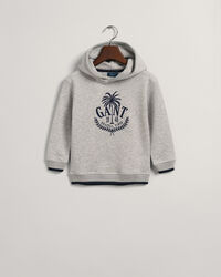Boys GANT hoodie med broderad palm