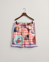 Mönstrade sidenshorts