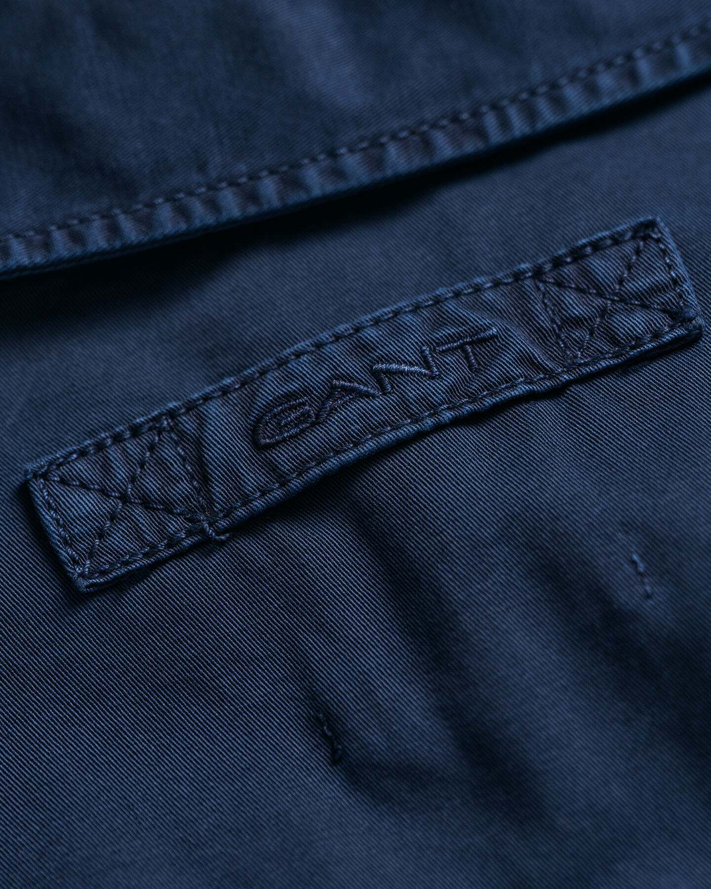 Kabelstickad crew neck bomullstr&ouml;ja