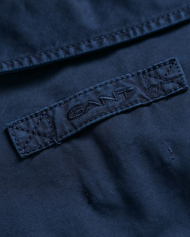 Kabelstickad crew neck bomullstr&ouml;ja