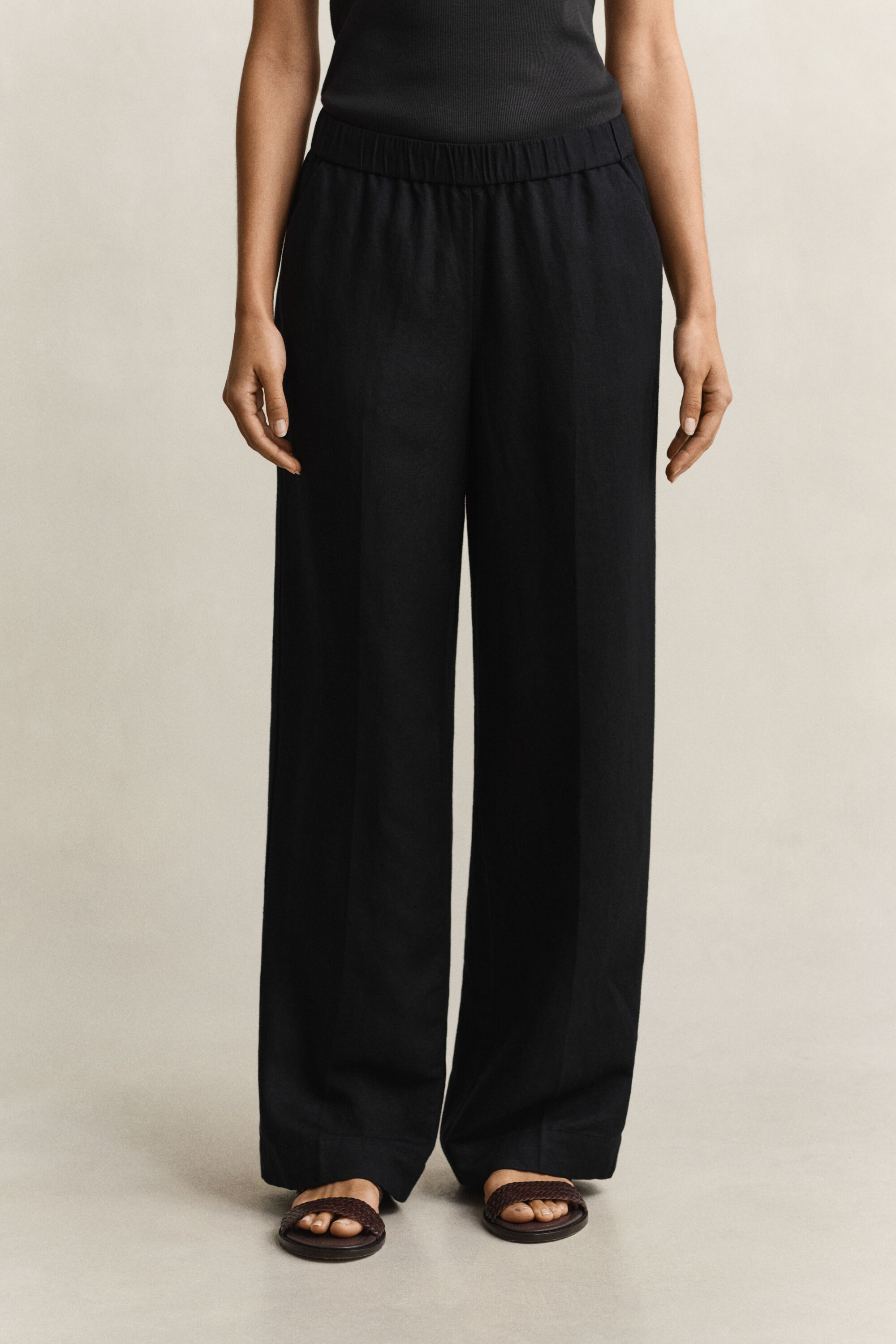 Byxor i linneblandning