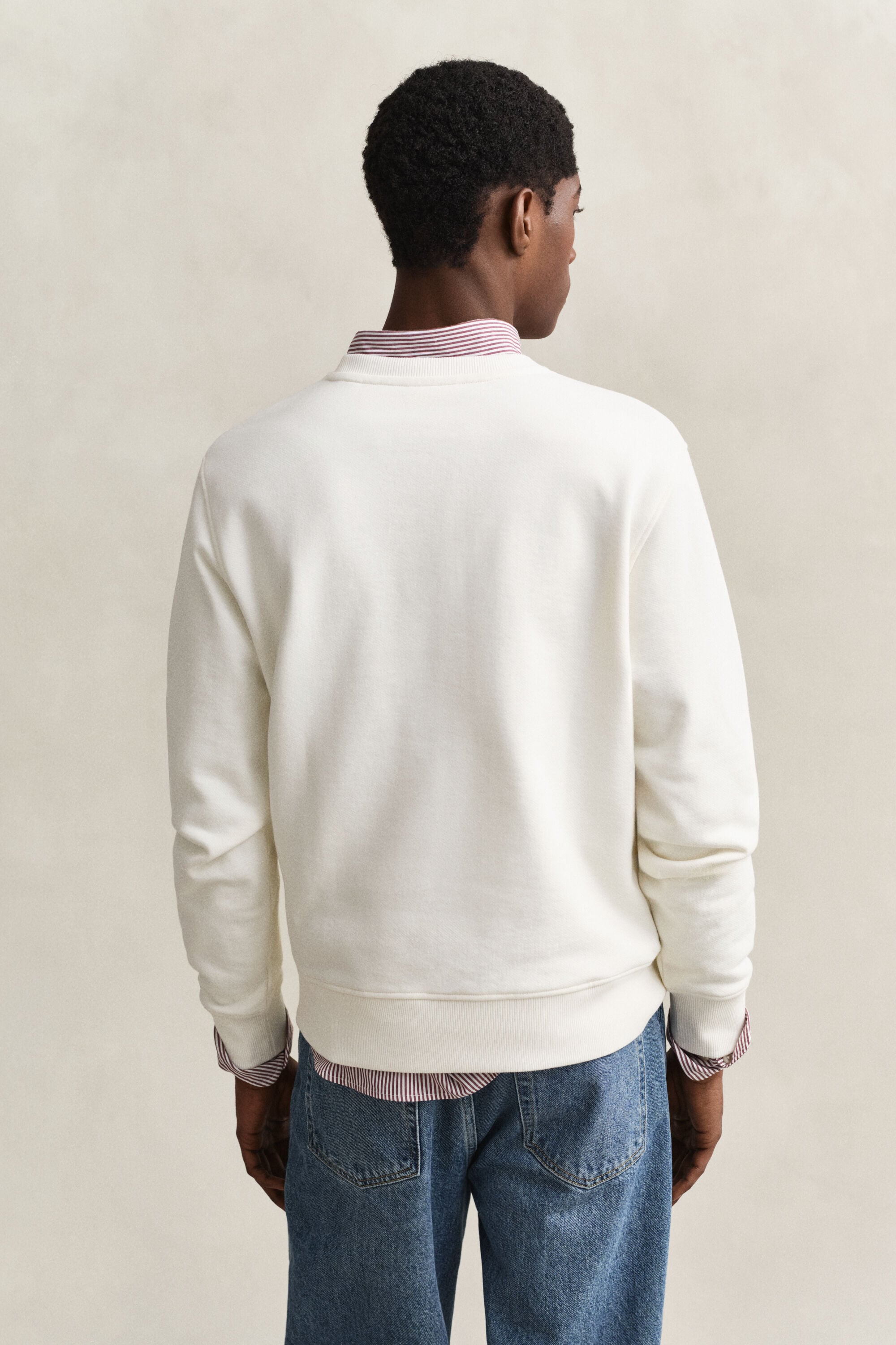 Sweatshirt med säsongens tryck