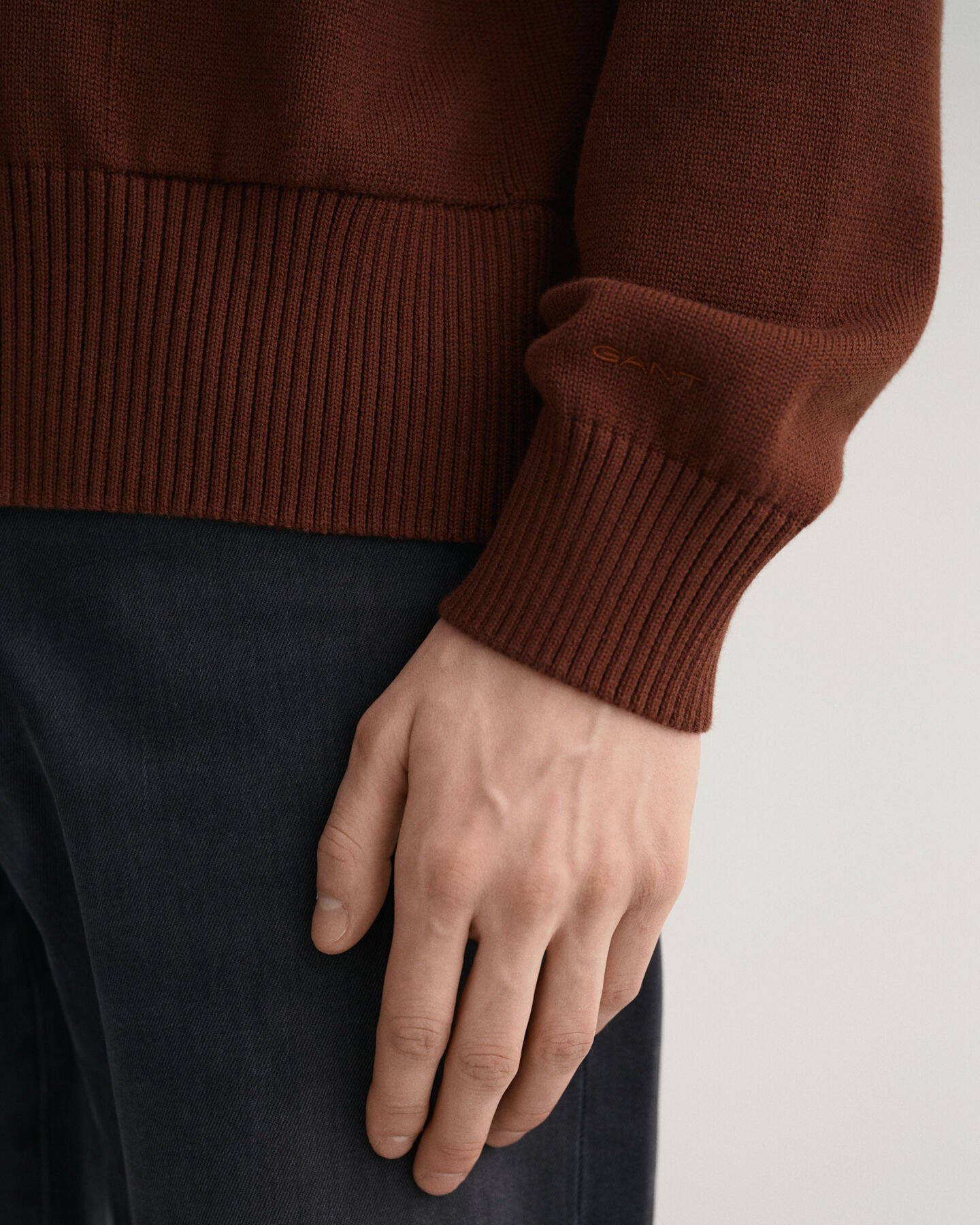 Cardigan i supimabomull