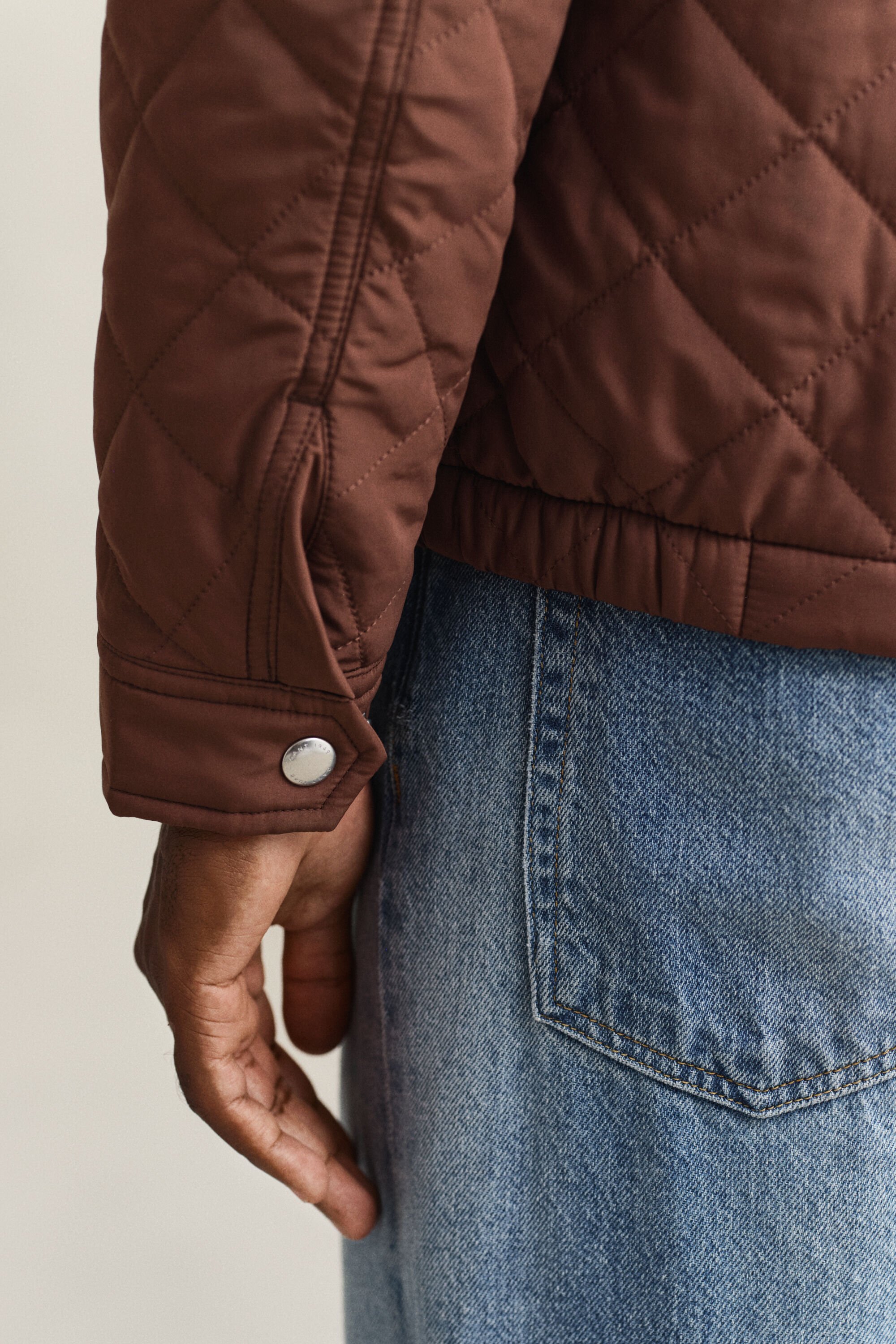 Quiltad Windcheater jacka