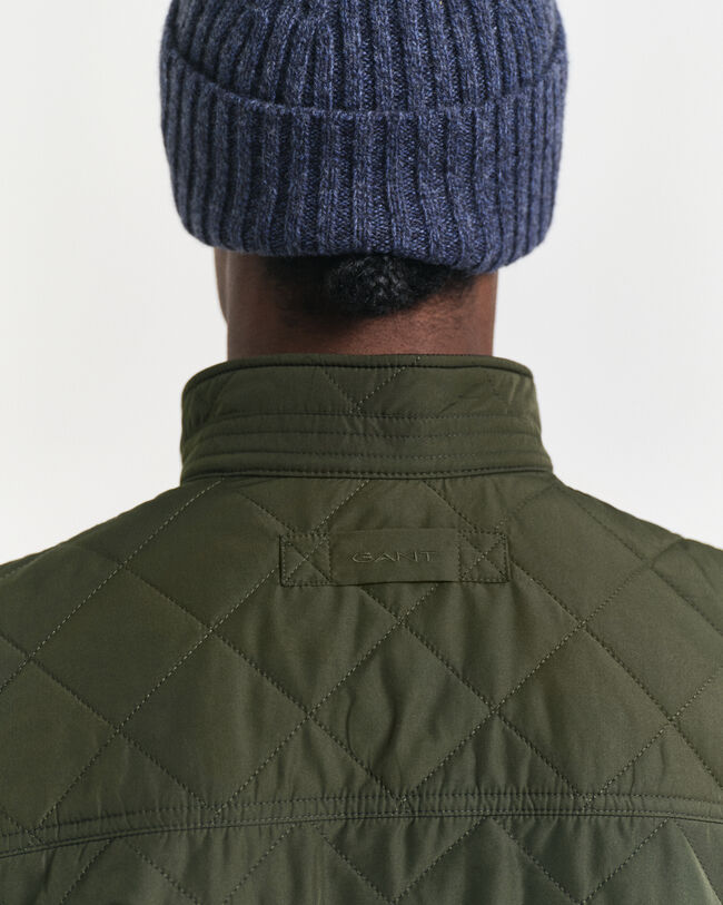 Quiltad Windcheater väst