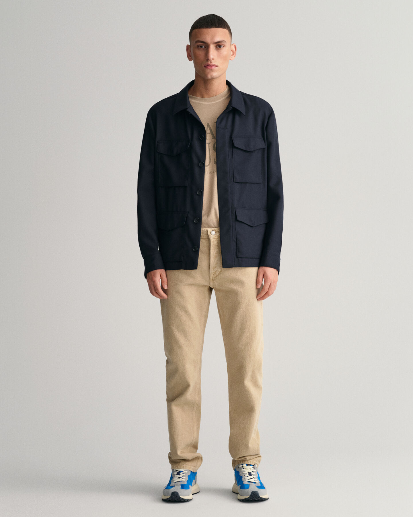 Arley regular fit f&auml;rgade jeans