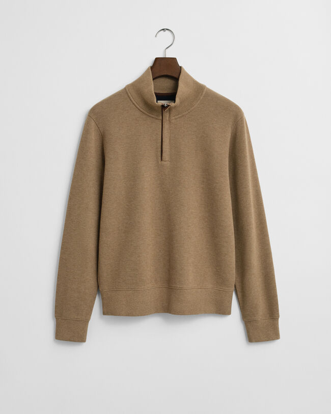 Sacker Rib sweatshirt med half-zip