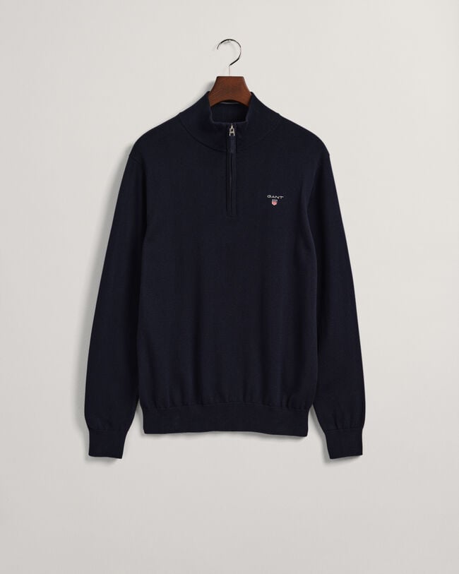 Classic half-zip bomullströja
