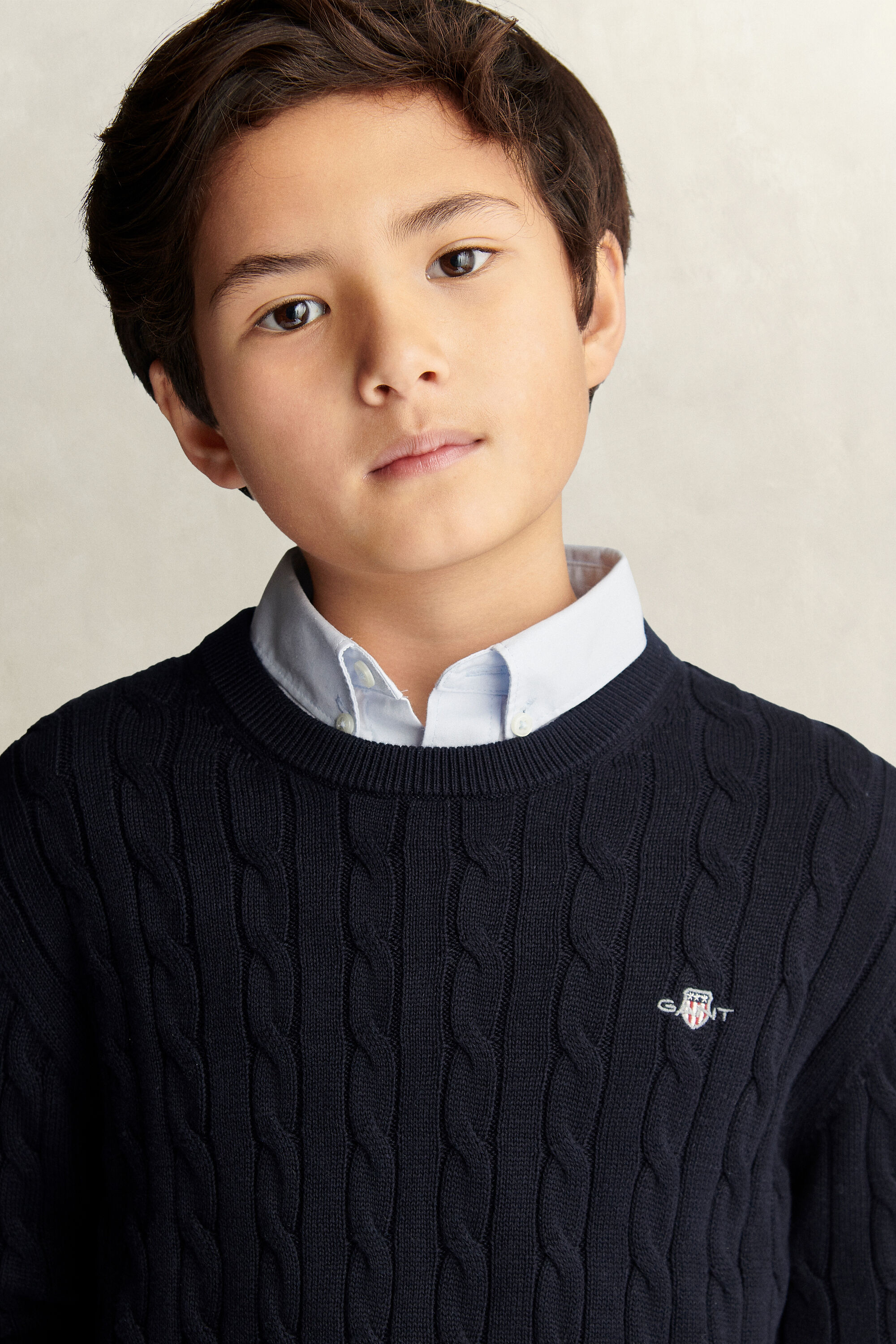 Teen Boys tröja med sköldemblem