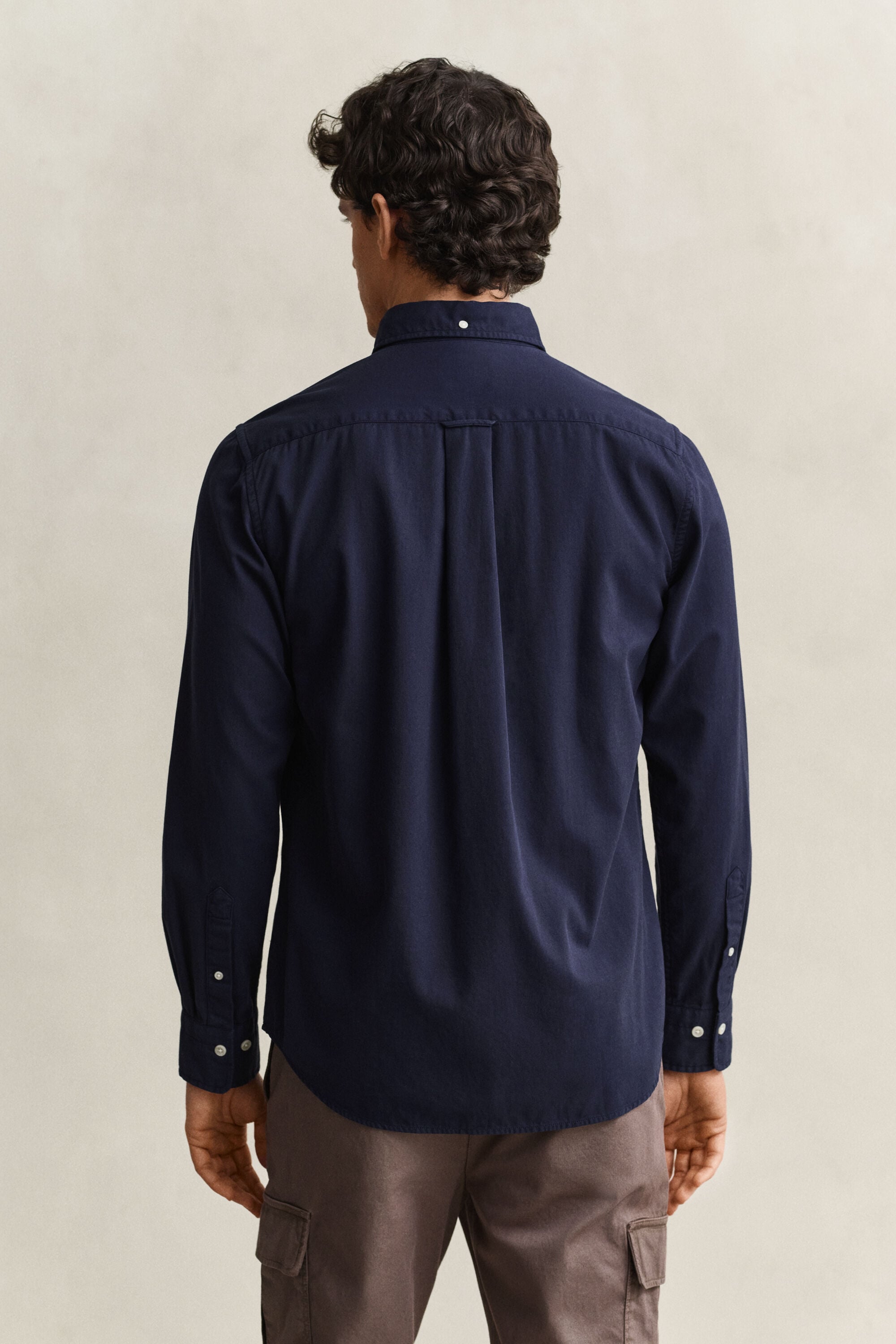 Regular fit twillskjorta