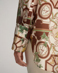 Relaxed fit American Luxe skjorta i bomull och silke