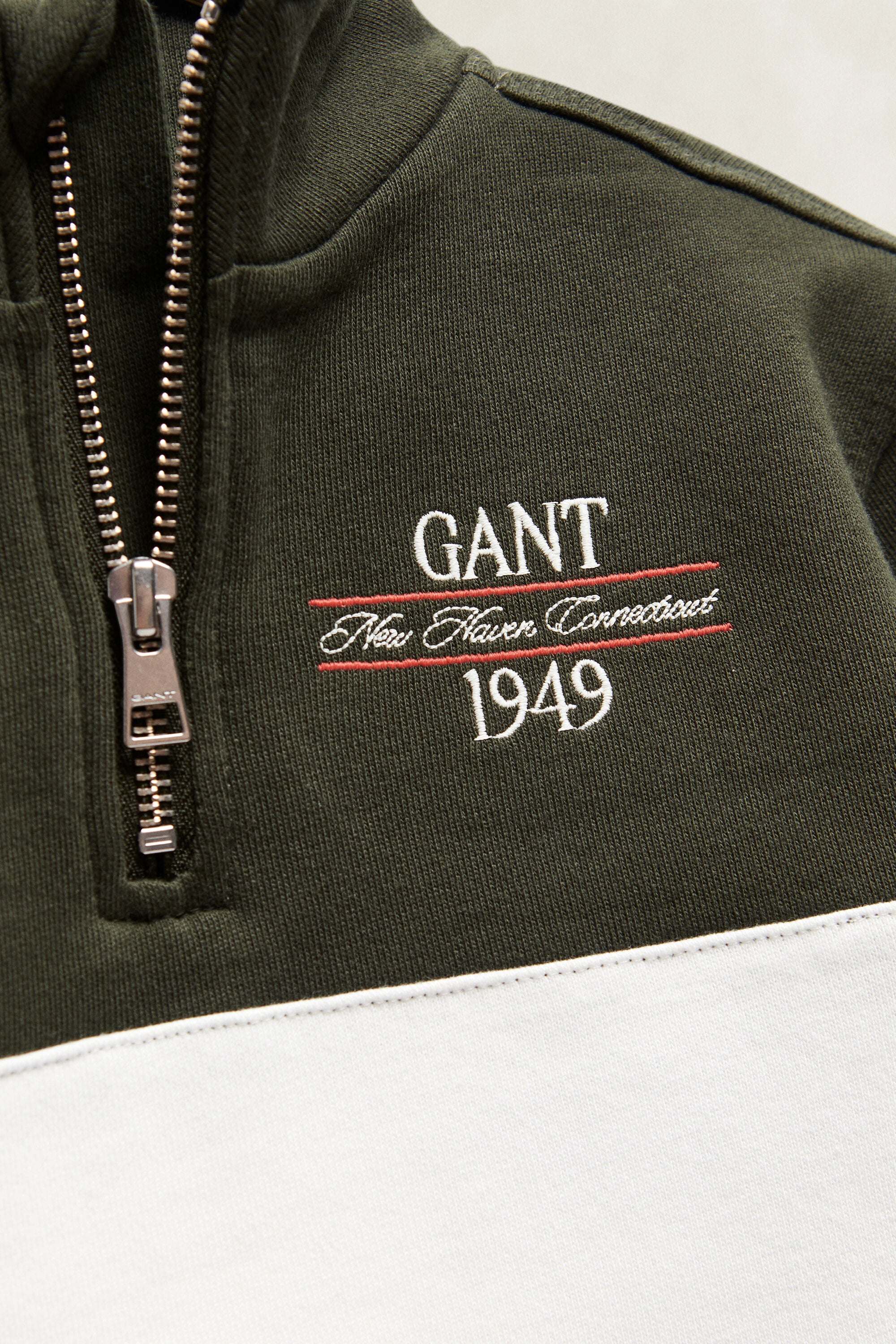 Boys set med sweatshirt med half-zip och sweatpants
