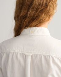 Regular fit plaggfärgad oxfordskjorta