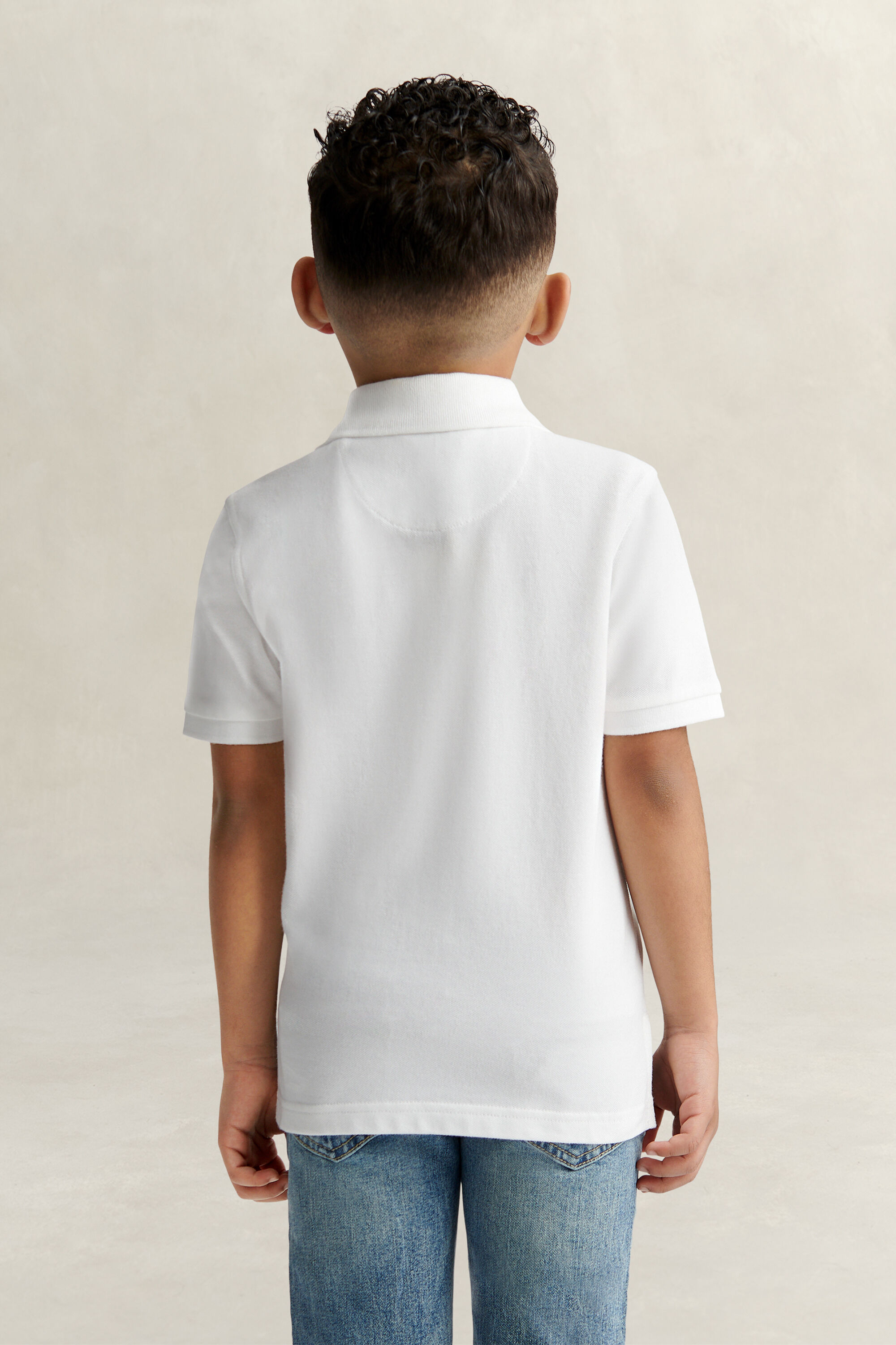 Kids pikétröja med sköld