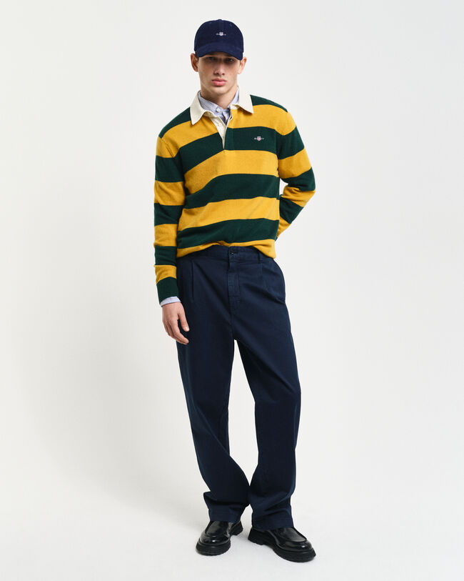 Relaxed fit chinos i bomullstwill