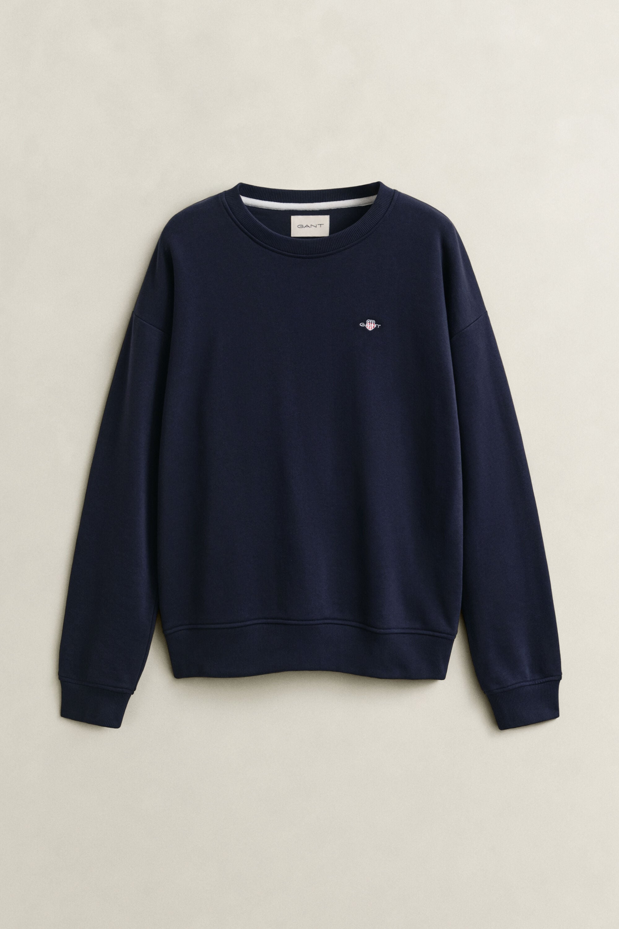 Sweatshirt med sköldemblem