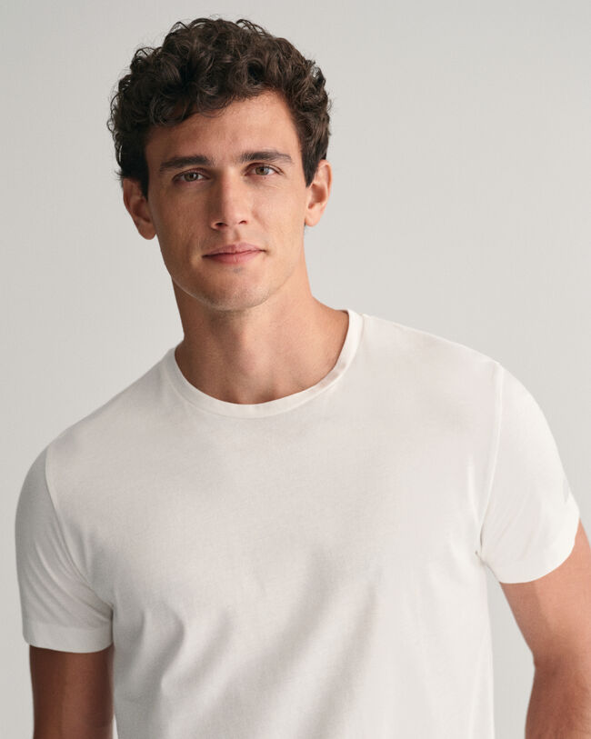 Randiga pyjamasbyxor och T-shirt i presentförpackning