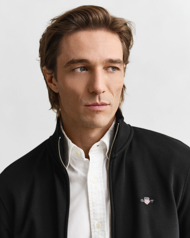 Shield sweatshirt med dragkedja