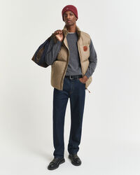 Rundhalsad tröja i superfin lammull