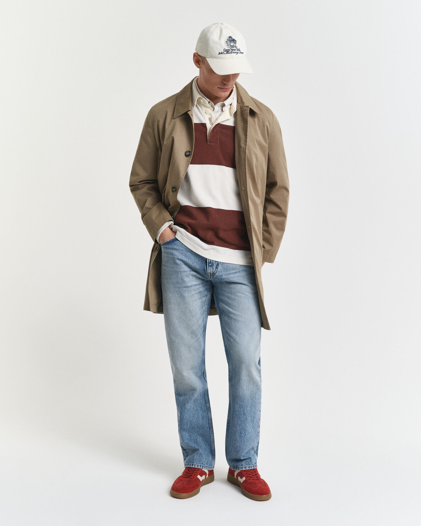 Bootcutjeans i vintagetvätt