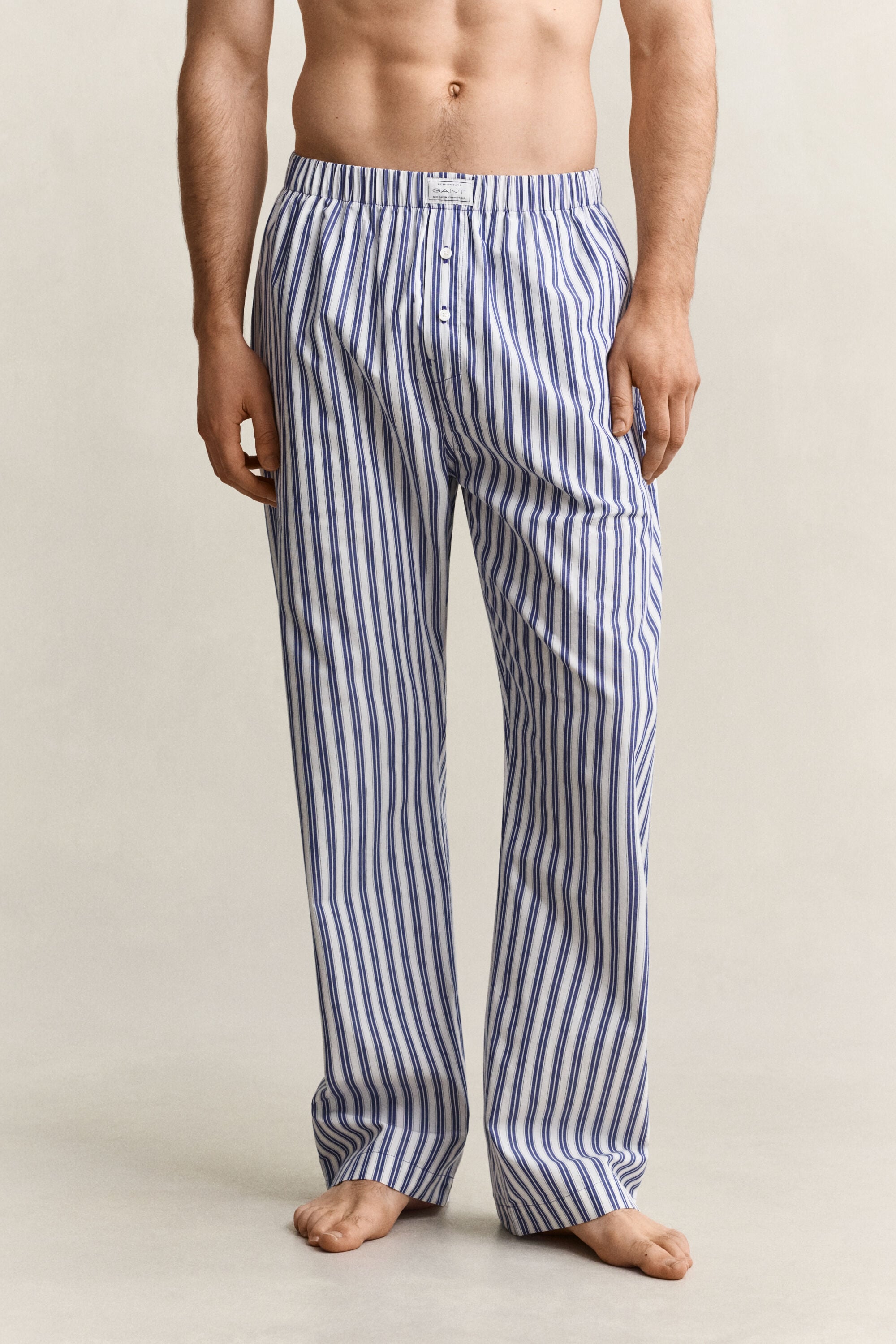 Randiga pyjamasbyxor