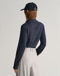 Slim fit skjorta i jersey