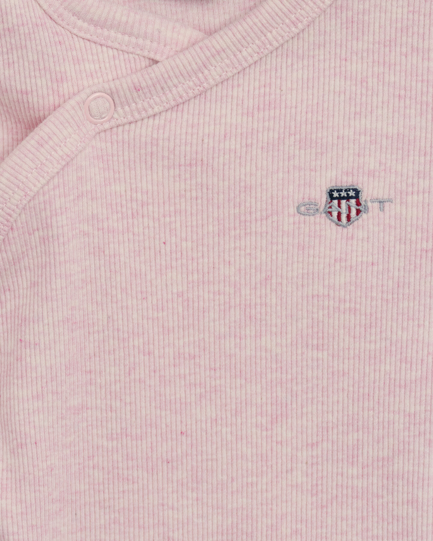 Baby Shield ribbstickad omlottbody