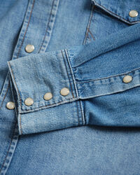 Wrangler x GANT relaxed fit Western denimskjorta