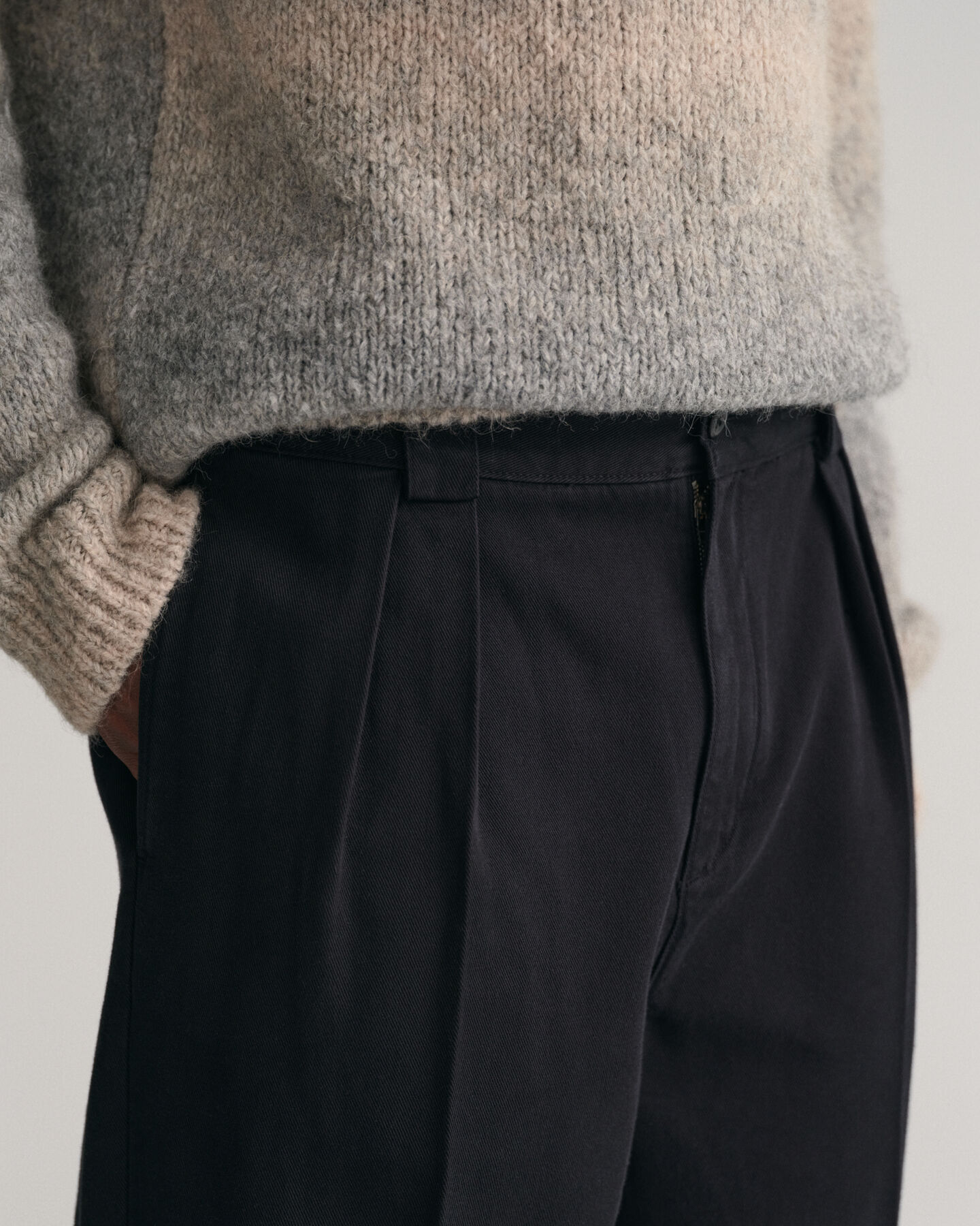 Twillchinos med pressveck