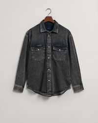Oversized Heavy Washed denimskjorta