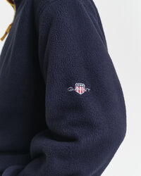 Fleecetröja med färgblock