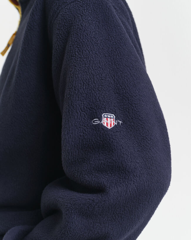 Fleecetröja med färgblock