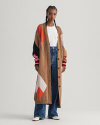 L&aring;ng golfrutig kofta