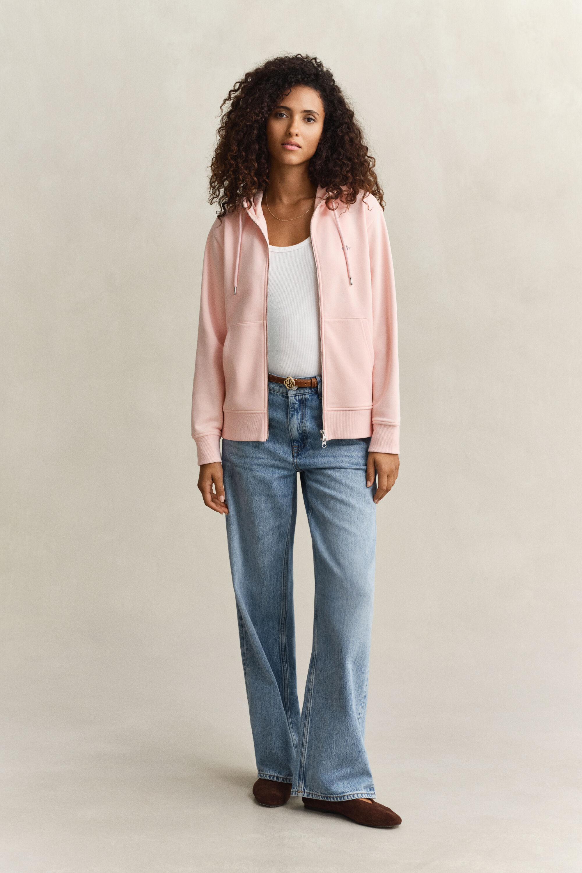 Shield hoodie med dragkedja