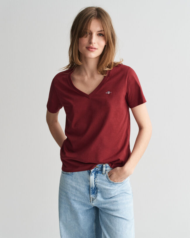 Shield V-ringad T-shirt